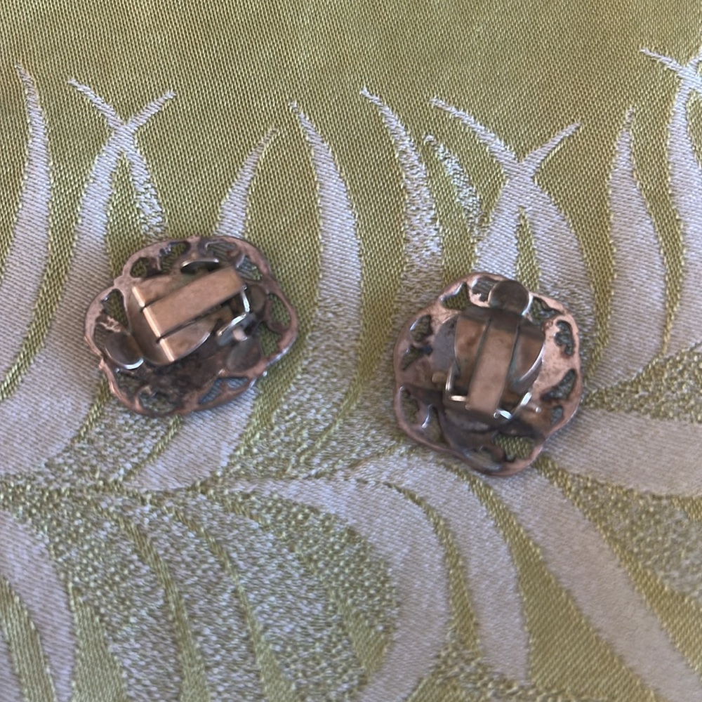 Vintage Black and sterling Jewelry Set - Picture 4 of 8